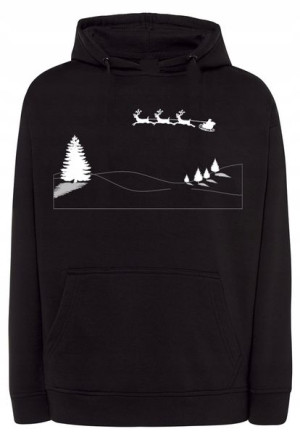 Bluza męska świąteczny nadruk SANIE MIKOŁAJ r.XXL