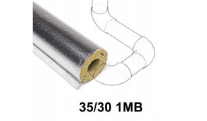 Otulina z wełny w folii alu POOLWOOL AL 35/30 1MB