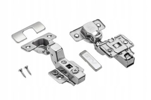 Zawias Meblowy Gtv Wpuszczany 3d Domyk Karton 100 Zm-echc07-3dbeo
