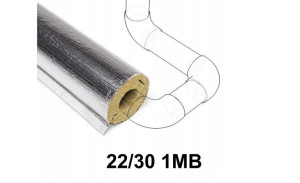 Otulina z wełny w folii alu POOLWOOL AL 22/30 1MB