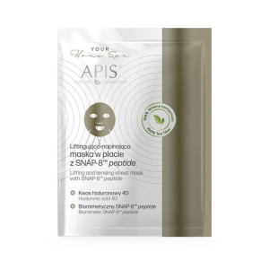Apis Liftingująca i napinająca maska w płacie z SNAP-8 MT peptide,20g