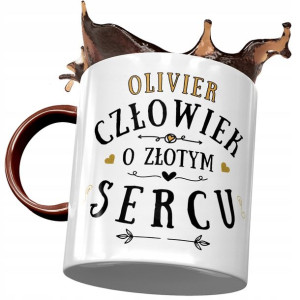 Kubek Bordowy dla Oliviera Kolegi na Prezent