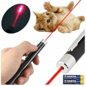 Laser Wskaźnik Laserowy Pointer Zabawka Kota 2w1