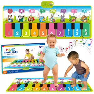 Mata Muzyczna Do Tańczenia Pianinko Nagrywa 130x48
