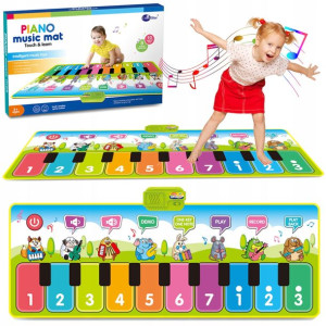 Mata Muzyczna 130x48 Cm Tańczenia Pianinko Nagrywa