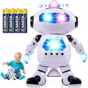 Robot Interaktywny Tańczący Muzyka Gra Światła Led