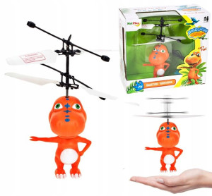 Latający Dinozaur Latacz Dron Sterowany Ręką LED