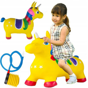 Konik Skoczek Do Skakania Gumowy Piłka + Pompka
