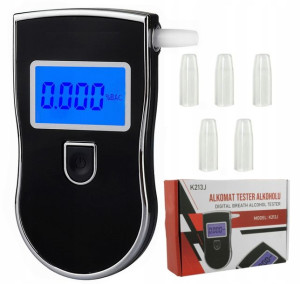 Precyzyjny Alkomat Elektroniczny Lcd 5x Ustnik