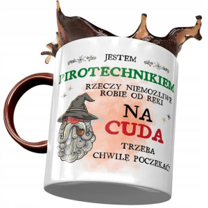 Kubek Bordowy Dla Pirotechnika na Prezent