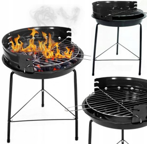 Grill Ogrodowy Węglowy Regulowany Gril Turystyczny