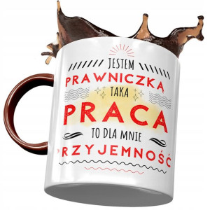 Kubek Bordowy Dla Prawniczki Dla Mnie Przyjemność