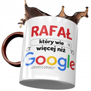 Kubek Bordowy dla Rafała Kolegi na Prezent