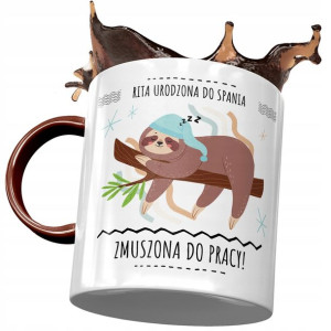 Kubek Bordowy Dla Rity Koleżanki Żony na Prezent