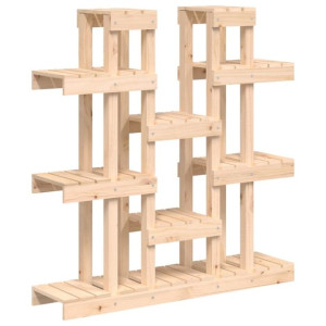 Kwietnik 104,5x25x109,5 cm, lite drewno sosnowe