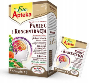 Fito APTEKA Herbata PAMIĘĆ I KONCENTRACJA 20TB 40g