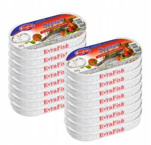 EvraFish SZPROT W Sosie Pomidorowym 16 x 170g