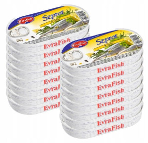 EvraFish SZPROT W Oleju 16 x 170g