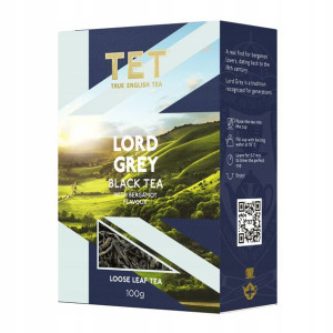 Herbata Liściasta Tet Lord Grey Czarna 100g