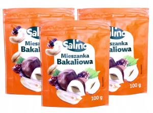Mieszanka BAKALIOWA Salino Orzech Rodzynki 3x 100g