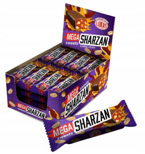SHARZAN Mini BATON Toffi Orzechy Ziemne 24 x 40g