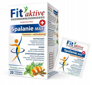 Fit AKTIVE Herbata SPALANIE MAX Odchudzanie 40g