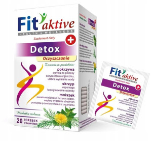 Fit AKTIVE Herbata DETOX OCZYSZCZANIE Ziołowa 40g
