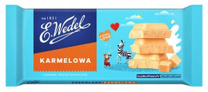 Czekolada E. Wedel Biała Karmelowa 80g