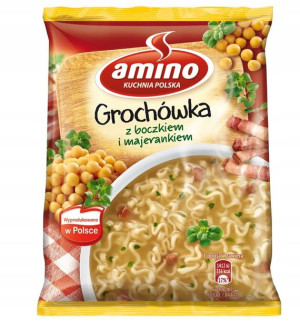 Zupa Błyskawiczna Amino Grochówka Z Boczkiem 65 G