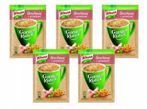 Gorący Kubek KNORR GROCHOWA Z GRZANKAMI 21g x 5szt