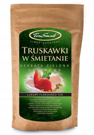 Herbata ZIELONA TRUSKAWKI W ŚMIETANIE Ten Smak 40g