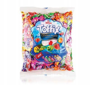 CUKIERKI Elvan TOFFIX SUGUSY Owocowe z Sokiem 1kg
