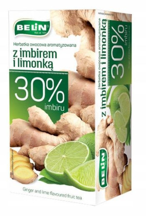 Belin HERBATA OWOCOWA z Imbirem i Limonką 20x2g