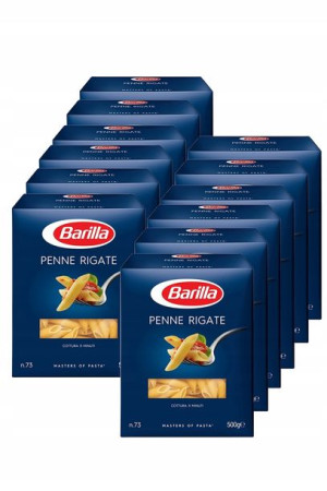 MAKARON Barilla RURKI Penne Rigate 12 SZTUK x 500g