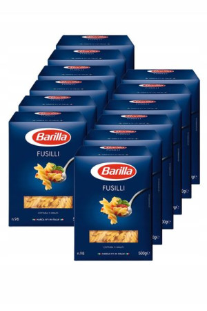 MAKARON Barilla ŚWIDERKI Fusilli 12 SZTUK x 500g