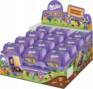 Secret Box Milka Czekolada Zabawka 24 Szt X 14,4g