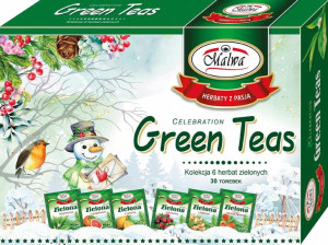 Malwa ZESTAW HERBAT Green Tea herbata ZIELONA 30t