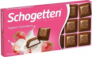 Schogetten CZEKOLADA mleczna TRUSKAWKA-JOGURT 100g