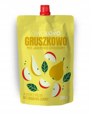 MUSY Owolovo GRUSZKA JABŁKO 16 sztuk x 200g