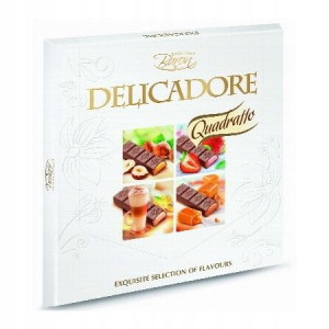 Baron DELICADORE Quadratto Czekoladki 4 Smaki 200g