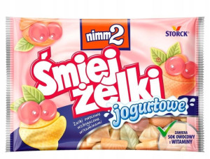 Nimm2 Śmiejżelki JOGURTOWE ŻELKI OWOCOWE 100g