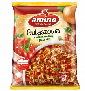 Zupa Błyskawiczna Amino Gulaszowa Wieprzowina 59g