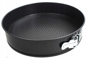 Tortownica Blacha Okrągła Do Pieczenia Klamrami 24Cm