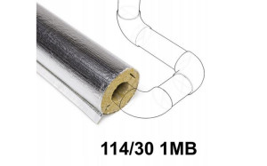 Otulina z wełny w folii alu POOLWOOL AL 114/30 1MB