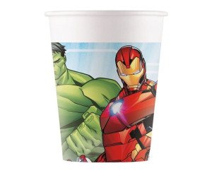 Kubeczki Papierowe Mighty Avengers, 200ml - 8 Szt