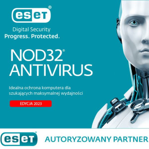 ESET NOD32 Antivirus EDYCJA 2023 1PC/1 rok NOWA