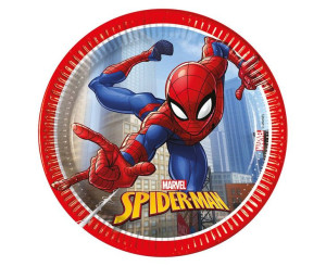 Talerzyki Papierowe Spiderman Crime Fighter 20cm,8szt