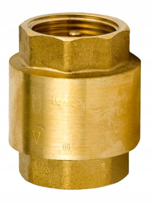 Zawór Zwrotny Grzybkowy Mosiężny Dn 15 1/2"