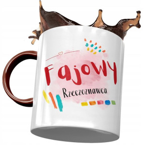 Kubek Bordowy Dla Rzeczoznawcy Fajowy Prezent