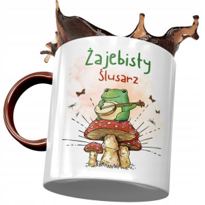Kubek Bordowy Dla Ślusarza Żajebisty Ślusarz